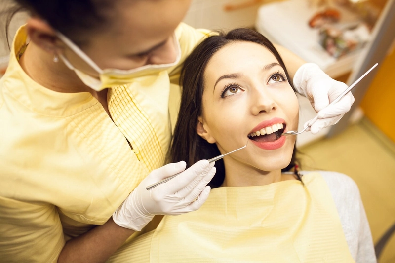 Woman receiving cosmetic dental treatment at Tooth Implant Sydney.